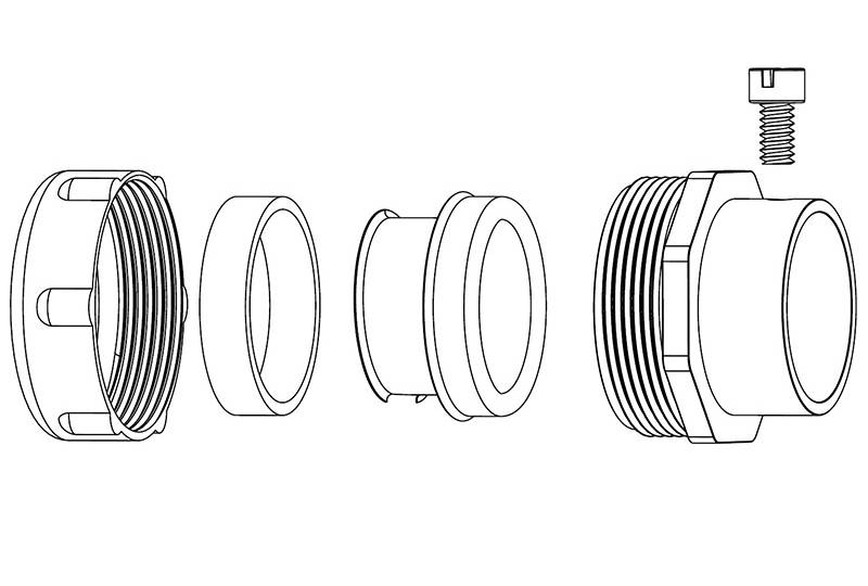 電線保護金屬軟管接頭- EZ52 Series（EU）